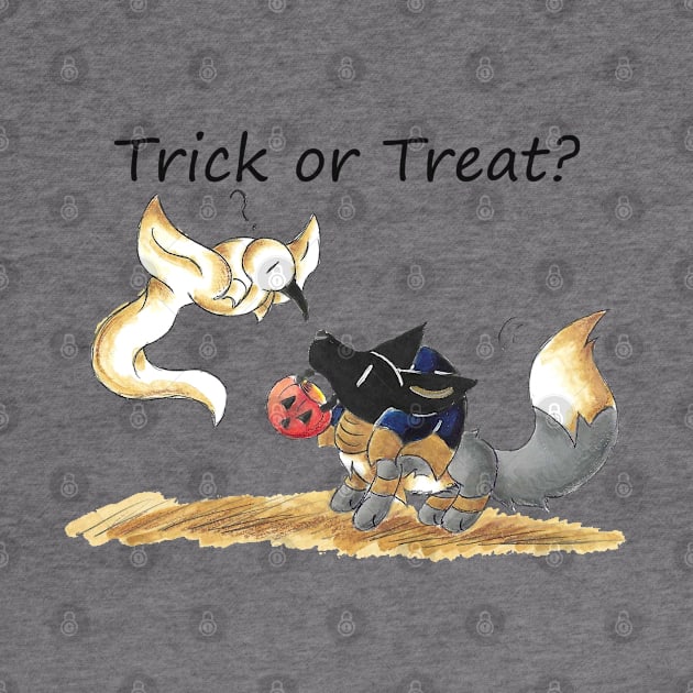 Tomb Trick or Treater (Trick or Treat?) by KristenOKeefeArt